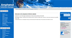 Desktop Screenshot of amphenolinfocom.eu